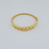 18k Curb Bangle 15.2g