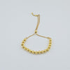 18k Beaded Bracelet 5.1g
