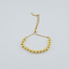 18K Gold Ball Bracelet 5.6g