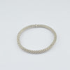 18k Rope White Bracelet 9g