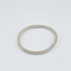 18k Rope White Bracelet 9g