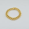 18k Large Curb 11mm Bracelet 25.2g
