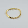 18k Box Chain 5mm Bracelet 14g