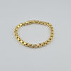 18k Box Chain 5mm Bracelet 14g