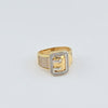 18k Belt S7.75 Ring 5.2g