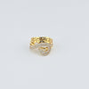 18k Infinity Greek S6.75 Ring 5.6g