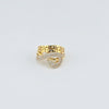 18k Infinity Greek S6.75 Ring 5.6g