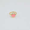 18k Heart S8.25 Ring 4.3