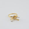 18k Flower S7.5 Ring 2.5g