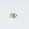 18k Evil Eye S5.5 Ring 5.5g