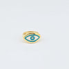 18k Evil Eye S5.5 Ring 5.5g
