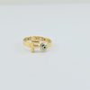 18k F Evil Eye S8 Ring 2g