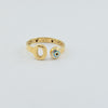 18k O Evil Eye S7.5 Ring  2g