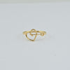 18k Heart S6.25 Ring 1.1g