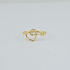 18k Heart S6.25 Ring 1.1g
