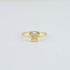18k Butterfly S6.75 Ring 1.3g