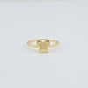 18k Butterfly S6.75 Ring 1.3g