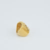 18k Leaf S7 Ring 12g