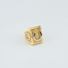 18k Horseshoe S10 Ring 13.6g