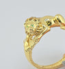 18k Lion Bangle 11.2g