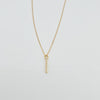 18k Bar Necklace 2.1g