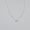 18k Twin Hearts Necklace 1g