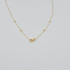18k Twin Hearts Necklace 1g
