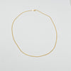 18k mini Tight Curb 3mm Chain 5.35g