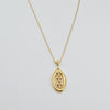 18k Oval Link Chain Necklace 7.8g