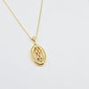 18k Oval Link Chain Necklace 7.8g