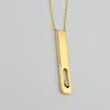 18k Bar Necklace 8.2g