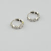 18k Diamond Cut Huggie Earrings 3.6g