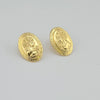 18K Gold Medium Queen Earrings 5.4g