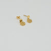 18k Flakes Earrings 1.3g