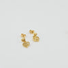 18k Heart Earrings 1.4g