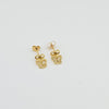 18k Butterfly Earrings 1.7g