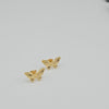 18k Butterfly Earrings01 1.7g