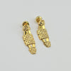 18k Dumbbell Earrings 4.1g
