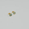 18k Evil Eye Earrings 0.70g