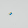 18k Turquoise Earrings 0.30g