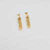 18k Chain Earrings 8.9g