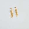 18k Chain Earrings 8.9g