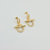 18k Knot Earrings 5.7g
