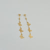 18k Butterfly Earrings 1.9g