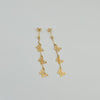 18k Butterfly Earrings 1.9g