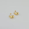 18k Small Teardrop Earrings 2g