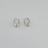 18k Teardrop Earrings 3.3g