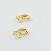 18k Ship Earrings 3.5g
