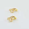 18k Ship Earrings 3.5g