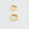 18k Shades Earrings 5.4g